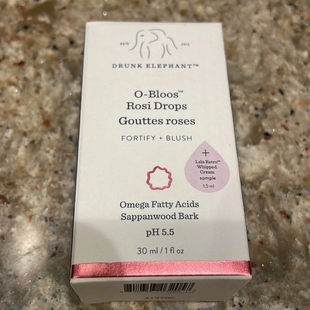 NEW Drunk Elephant  O-Bloos™ Rosi Glow Drops with Vitamin F